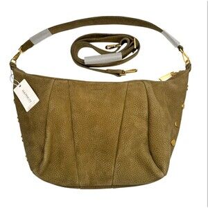Hammitt Morgan Plume Moss Nubuck Shoulder Crossbody NWT